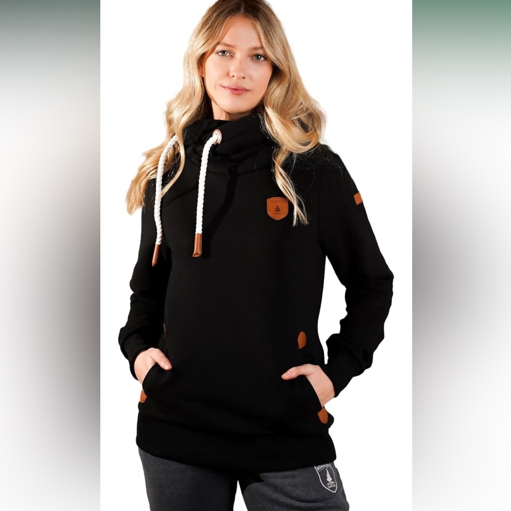 Wanakome Black Womens Artemis Hoodie